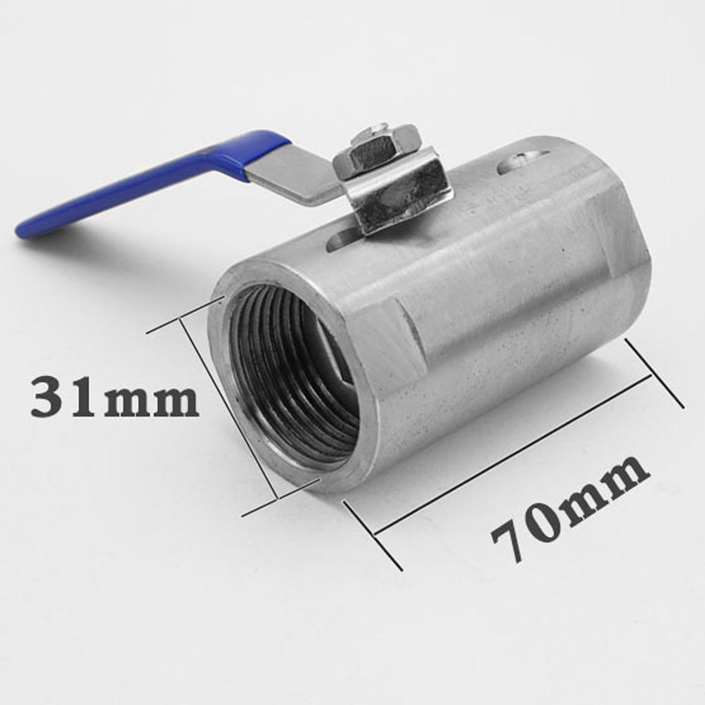 Van Bi Inox 1 '' NPT DN25 Cho Dầu Nước Chất Lỏng Không ăn Mòn