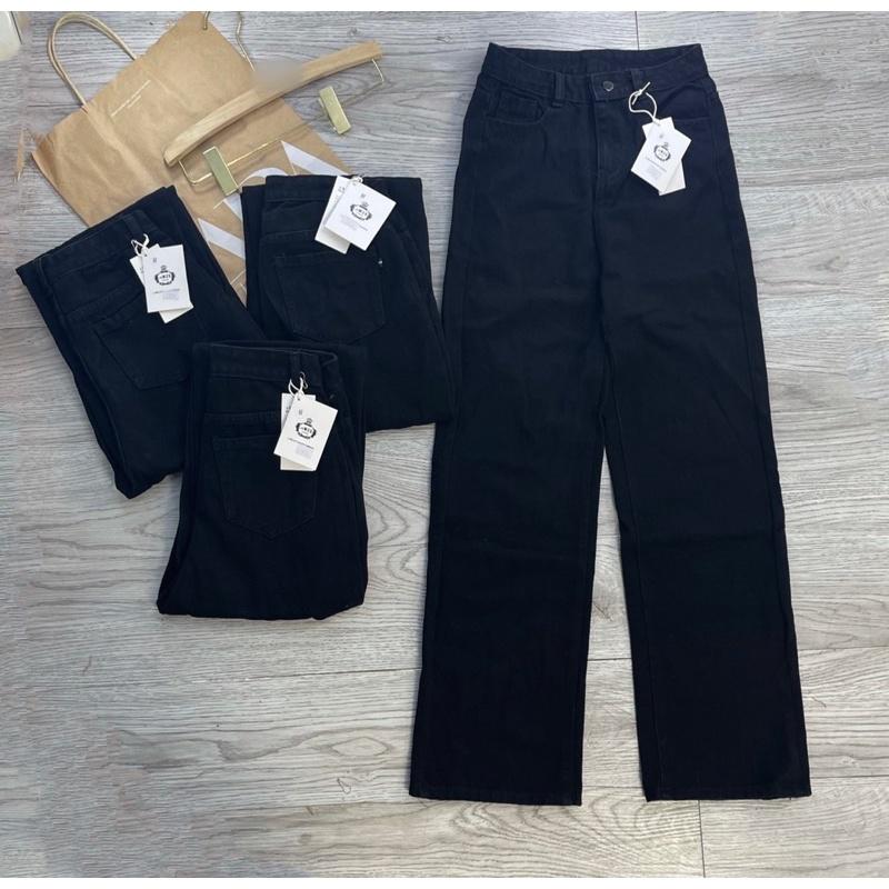 QUẦN JEANS SUÔNG CẠP CAO