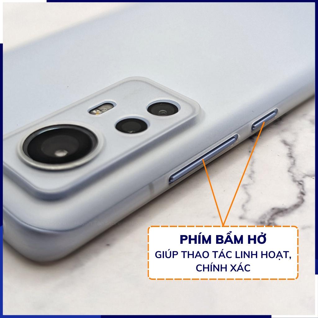 Ốp lưng mi 12 mi 12x 12s dẻo nhựa siêu mỏng giấy chống bám vân tay bảo vệ camera phụ kiện điện thoại huỳnh tân store
