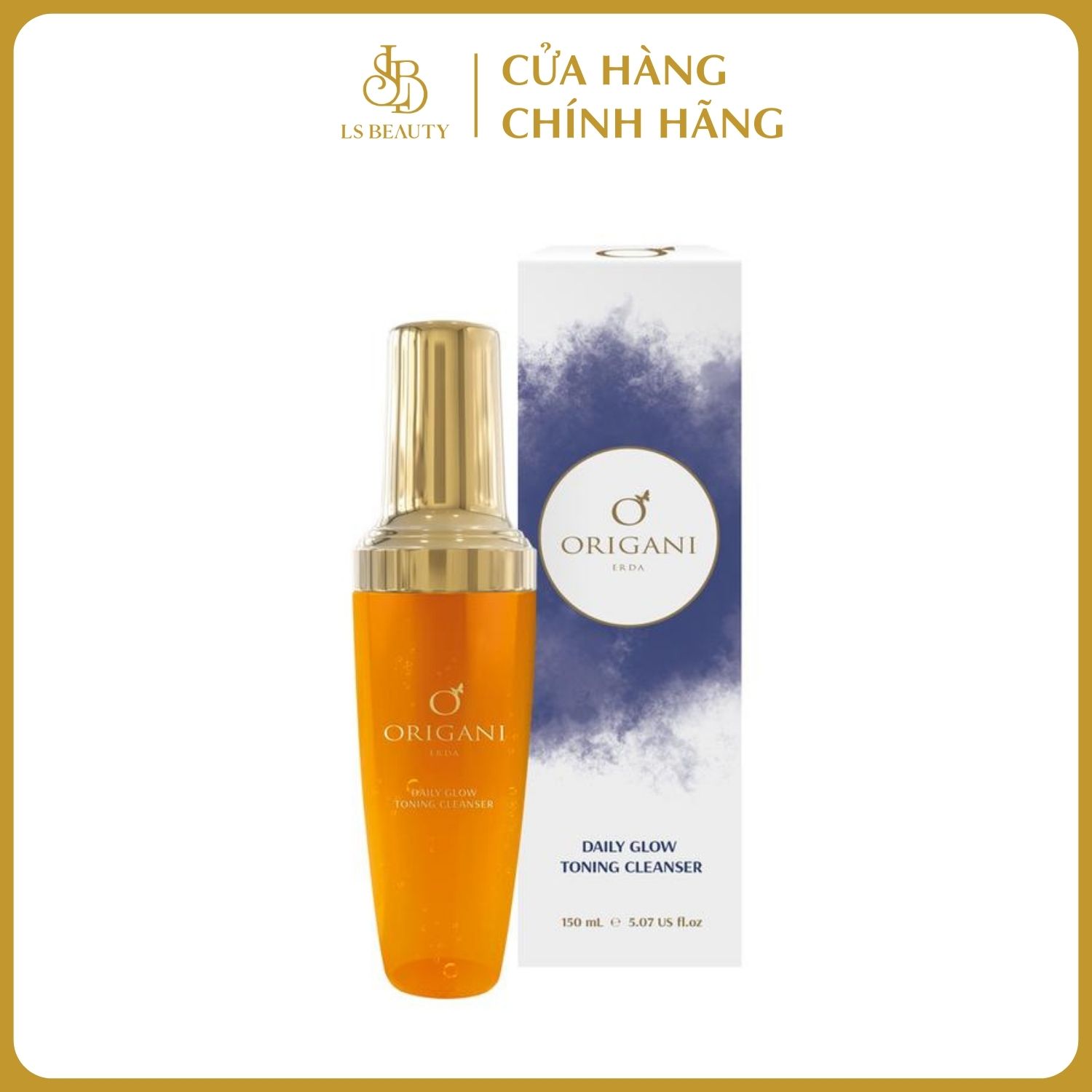 Sữa Rửa Mặt Có Chứng Nhận Hữu Cơ Origani Erda (Phiên Bản 2020) - Erda Daily Glow Toning Cleanser 150ml- Làm sạch cung cấp ẩm cho da - Xuất xứ từ Úc