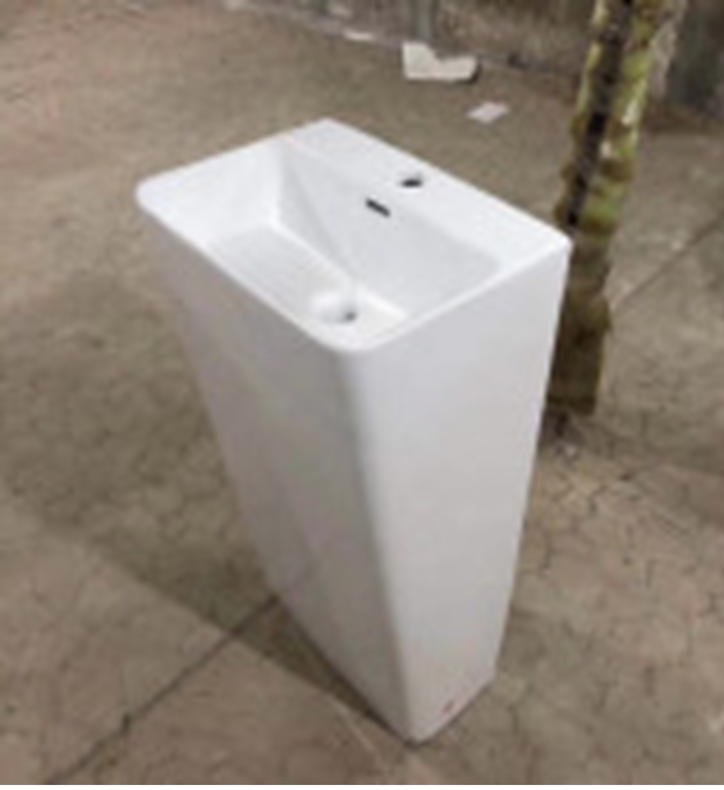 Chậu lavabo ĐỨNG, TRẮNG GROVES GRLV 2808(850x450x420)