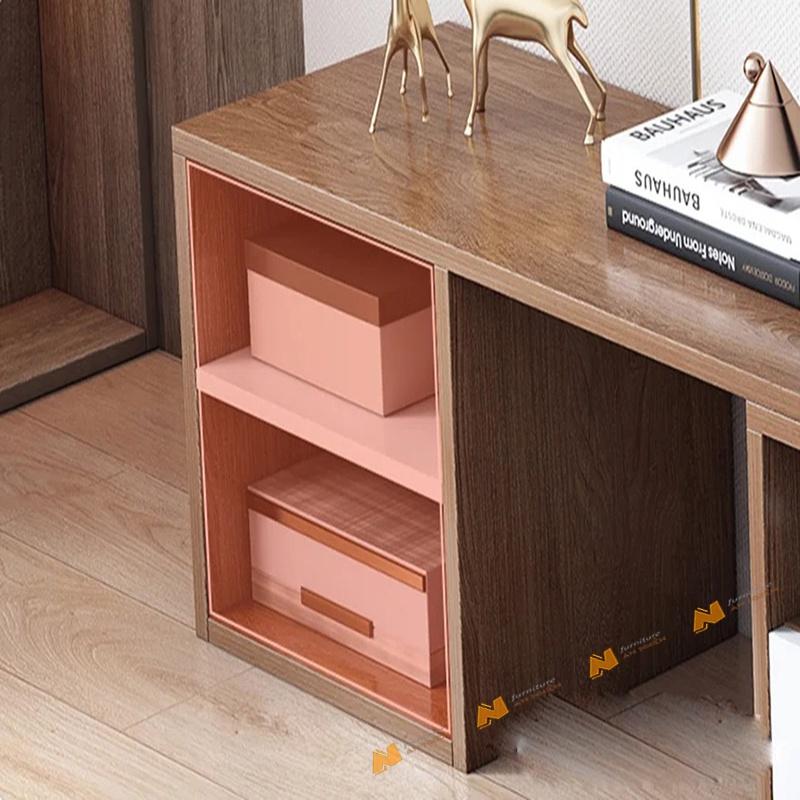 Made in VN Kệ tivi gia đình thiết kế thông minh bằng gỗ mdf 17mm công ty Mộc Phát độ bền trên 30 năm AN053