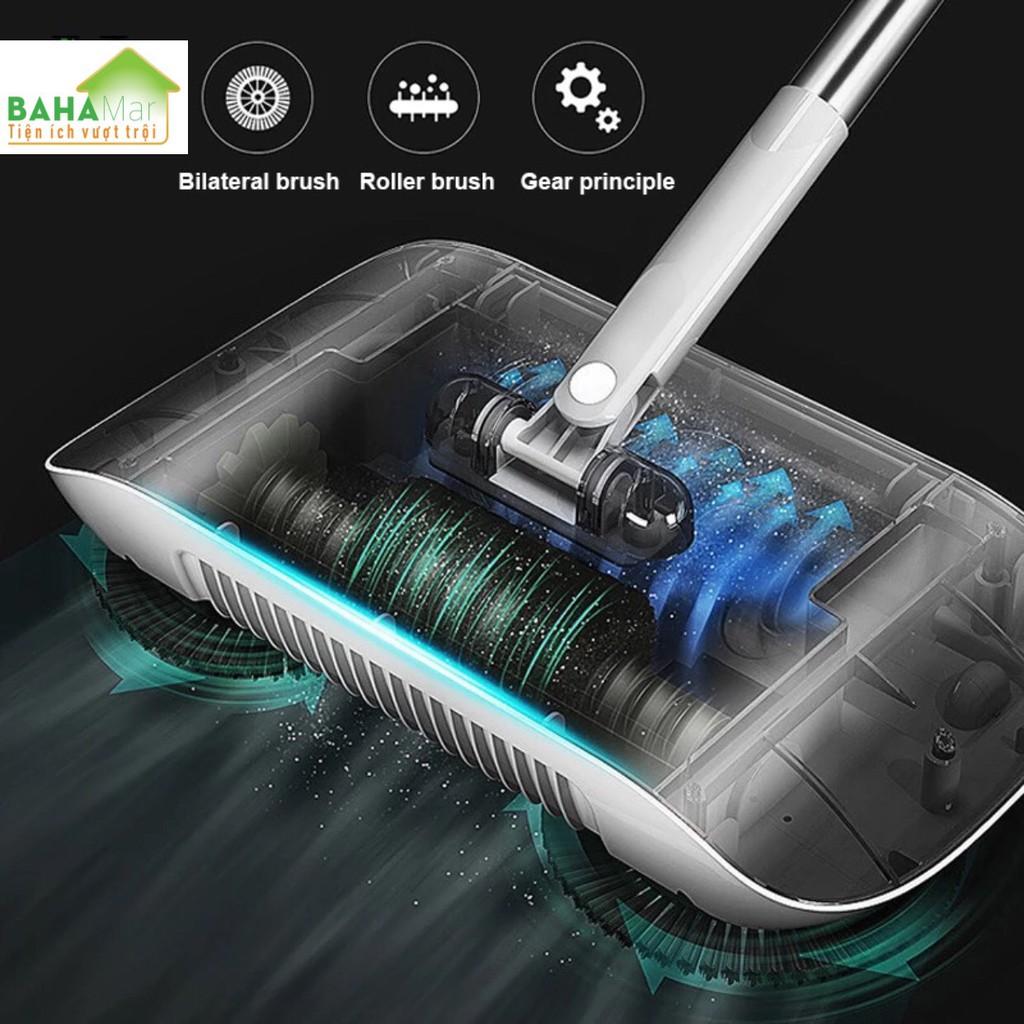 CHỔI ROBOT MA THUẬT ĐẨY TAY QUÉT RÁC - LAU NHÀ làm sạch nhanh chóng loại bỏ bụi, sử dụng thuận tiện và dễ dàng