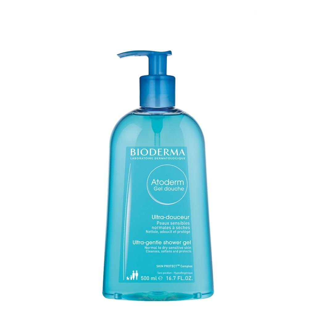 Gel Làm Sạch Dịu Nhẹ Cho Da Khô Nhạy Cảm Bioderma Atoderm Gel Douche - 500ml