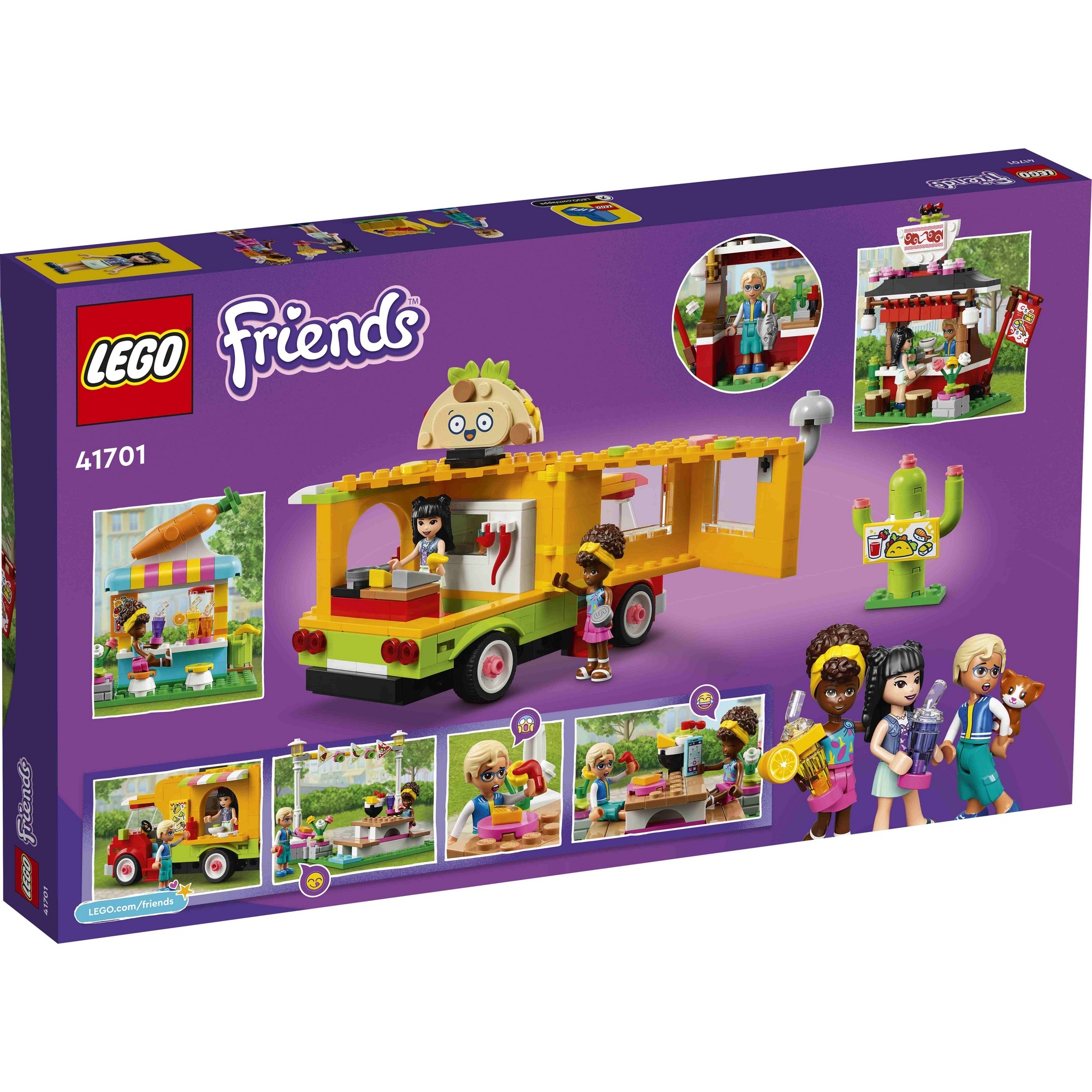 LEGO Friends 41701 Khu Phố Ẩm Thực Heartlake (592 chi tiết)