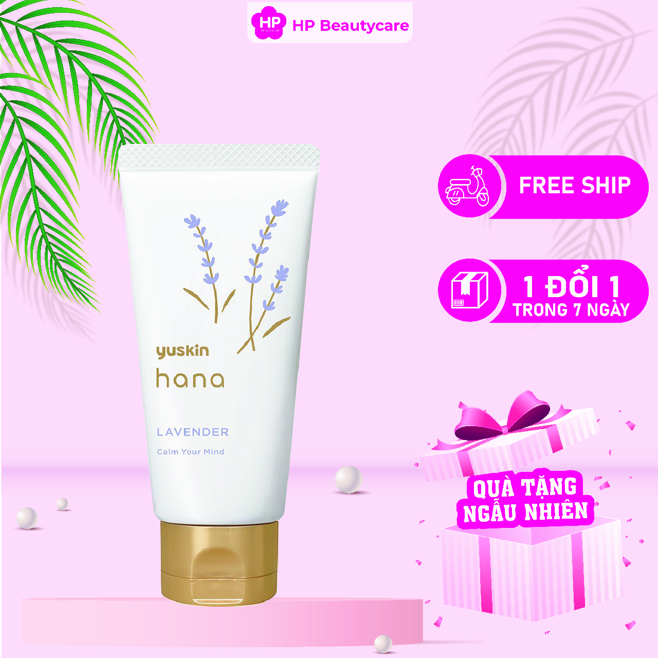 Kem Dưỡng Da Tay Hương Hoa Oải Hương Yuskin Hana Lavender (Tuýp 50G)