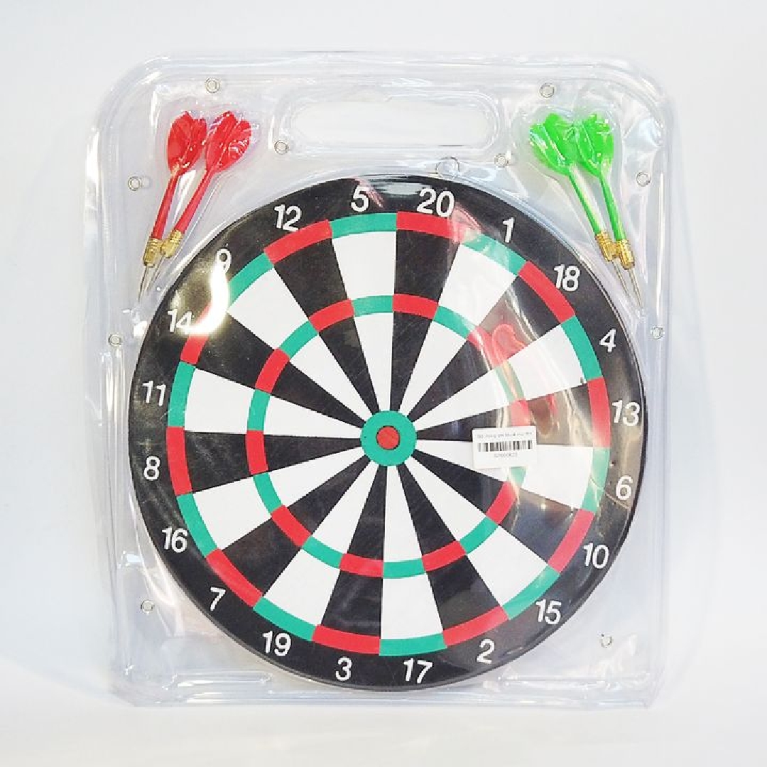 Bảng Phóng Phi Tiu 28 Cm 2 Mặt Tặng Kèm 4 Phi Tiu Chân Kim