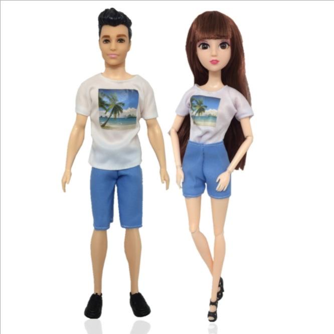Bộ Búp Bê 12 Khớp Đồ Đôi