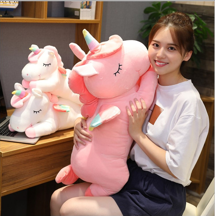 Gấu Bông Hình Ngựa Một Sừng Pony Cao Cấp Cực Xinh Size 50cm