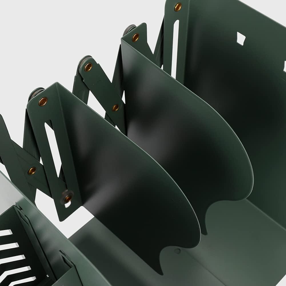 Kim Loại Bookends Có Thể Điều Chỉnh Và Chắc Chắn Để Bàn Tổ Chức Phụ Kiện Bàn Học Cho Gia Đình, Văn Phòng, Trường Học, Thư Viện Màu Xanh Lá Cây