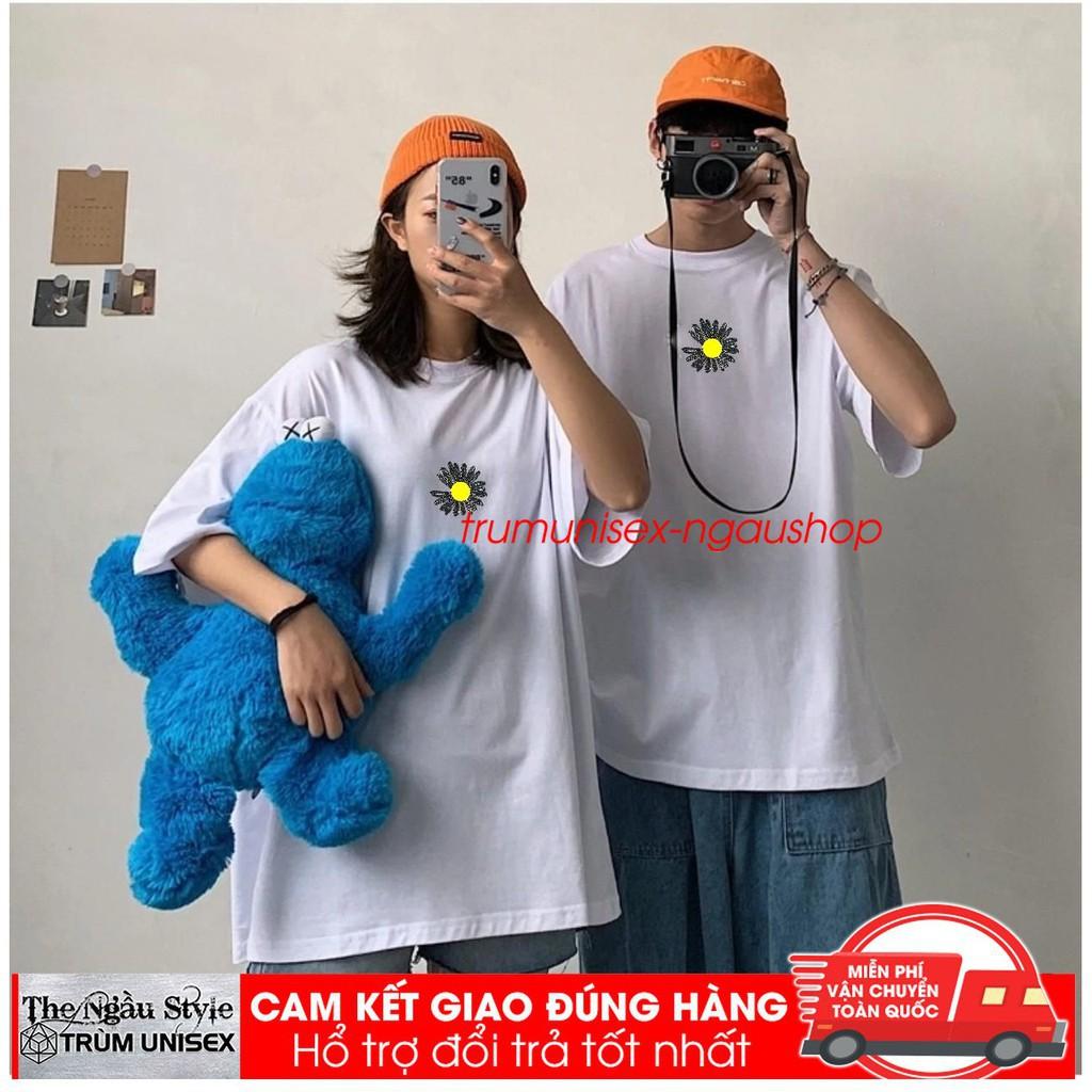 Hình Thật Áo thun Stee nam tay lỡ unisex form rộng overtee Hoa Cúc sét mini nhiều màu chất vải cotton xịn Trumunisex