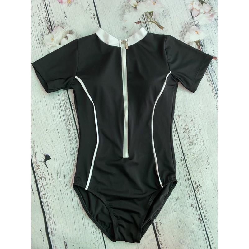 Bikini liền thân tay ngắn dây kéo