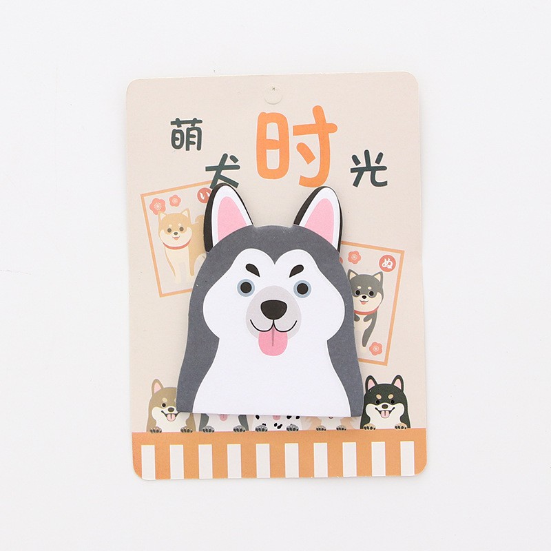 Combo 6 bộ giấy note Chó Shiba Nhật Bản đáng yêu