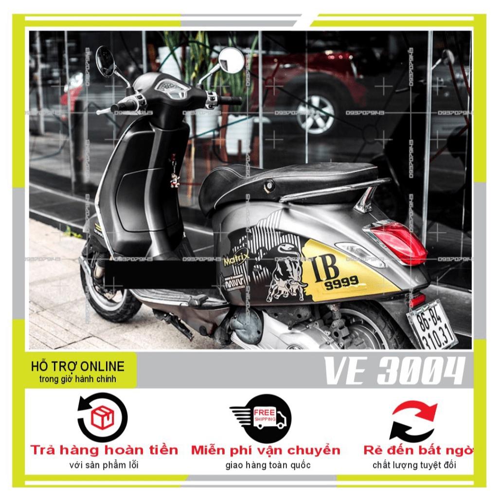 TEM RỜI VESPA LAMBORGHINI - BI DECAL