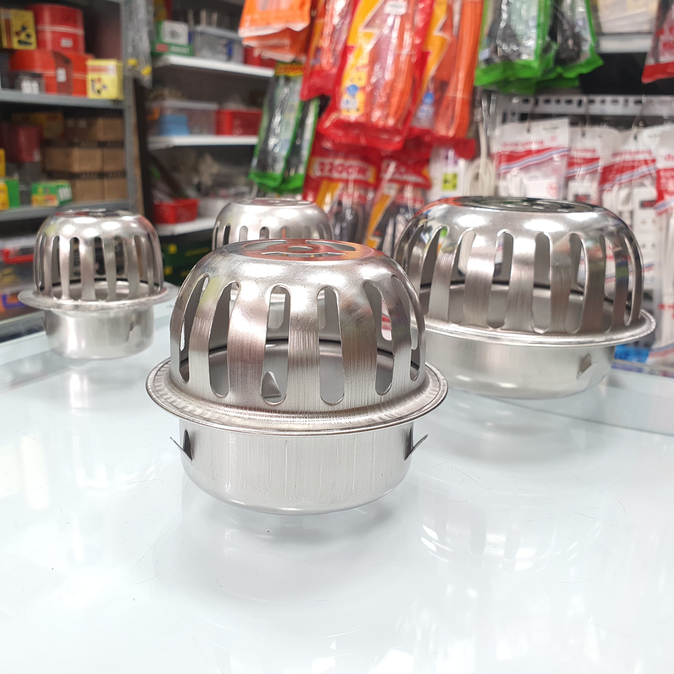 Cầu chắn rác phi 60, phi 76, phi 90, phi 110 lỗ thoát nước sàn inox