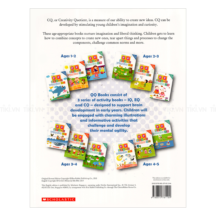 QQ Books: Boost Your Child'S CQ!: Ages 3 &amp;amp; 4