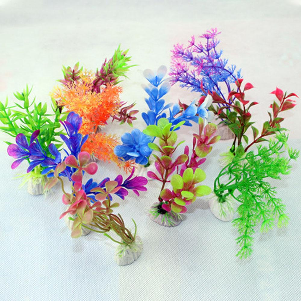 Đồ trang trí bể cá bằng nhựa 10 cái