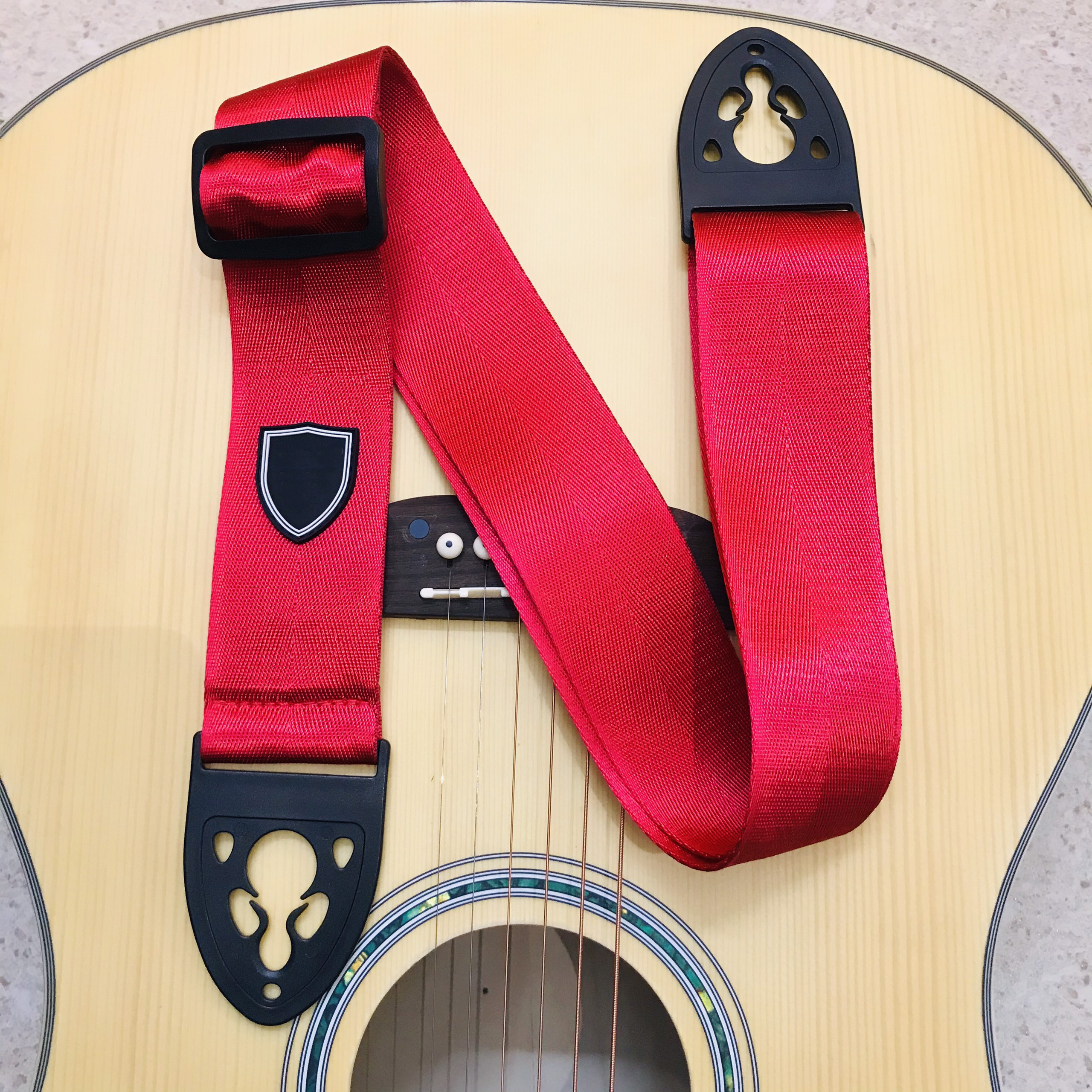 Dây đeo guitar P&amp;P Music SR505 chất liệu vải dù, vải, màu sắc đa dạng, bền chắc