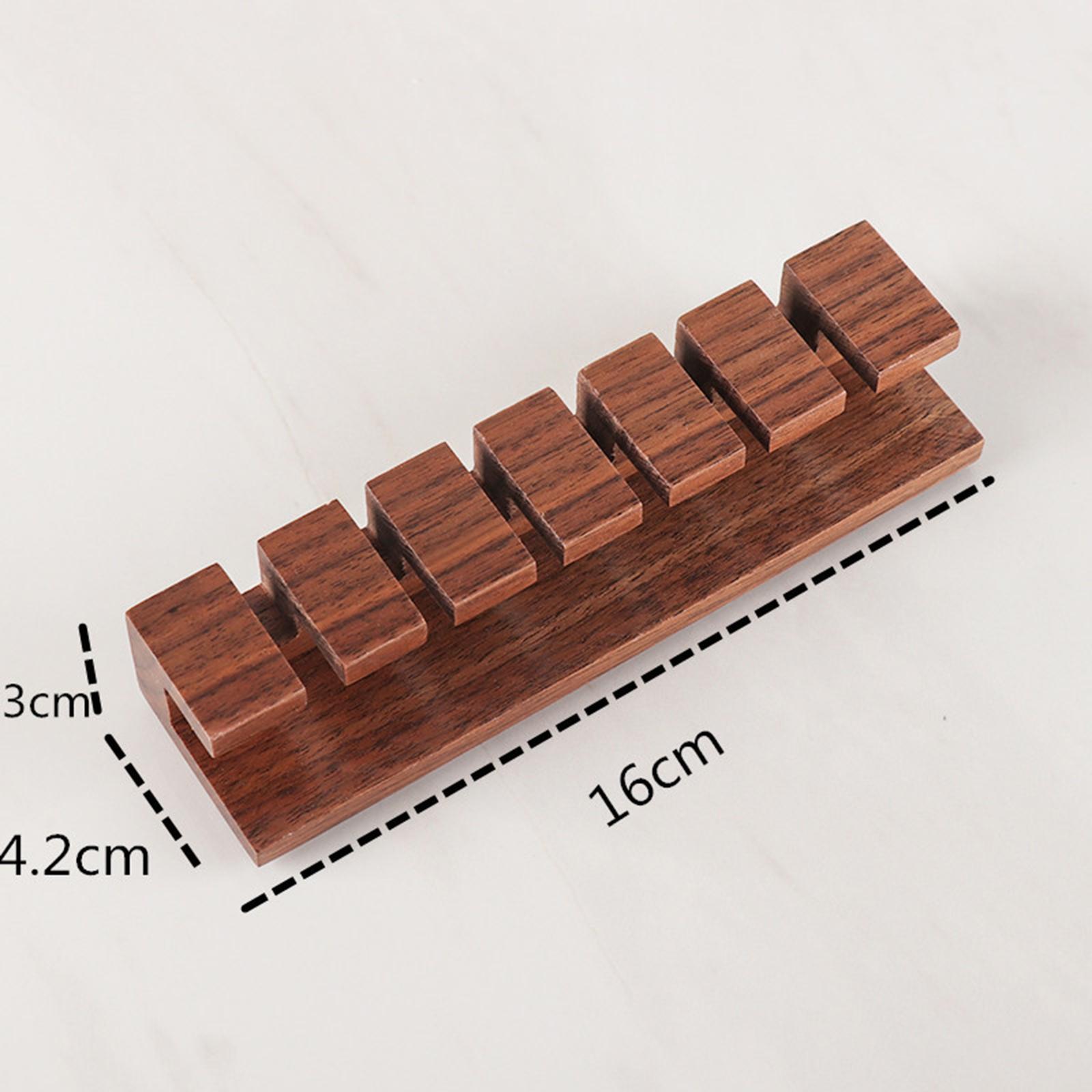 Wooden Cable Organizer Management System for USB Charging Cable Mouse Wire