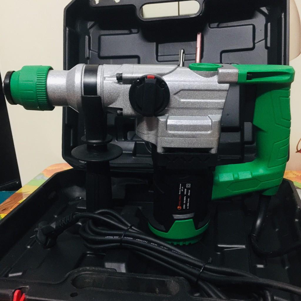 Máy Khoan Đục Bê Tông King Pro 1050W Kèm 5 Mũi Khoan Đục Như Hình