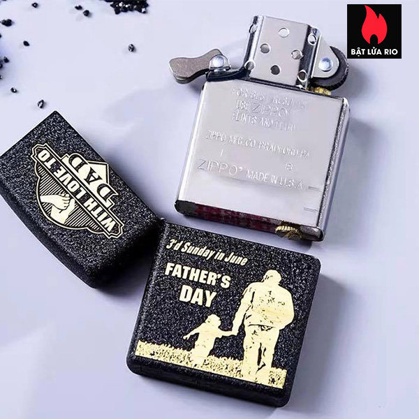 Bật Lửa Zippo 236 Khắc Father’S Day – Ngày Của Cha 10 – Zippo 236.Fatherday10