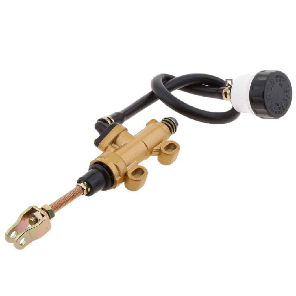 Rear Hydraulic Brake Master Lever Cylinder for /Dirt/ATV/Quad Bike Gold