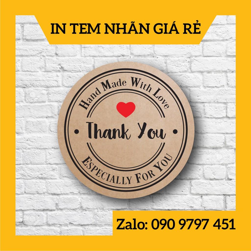 100 tem Thank You - tem cám ơn cho shop