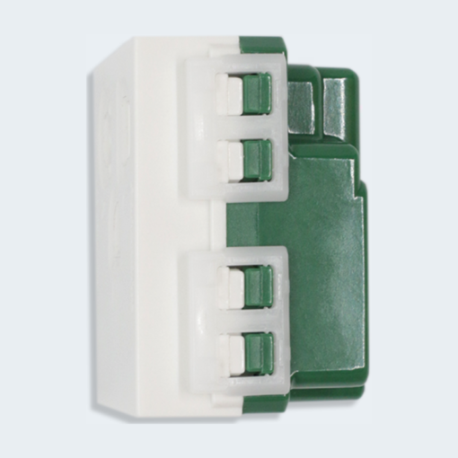 Ổ cắm đơn 3 chấu có màn che