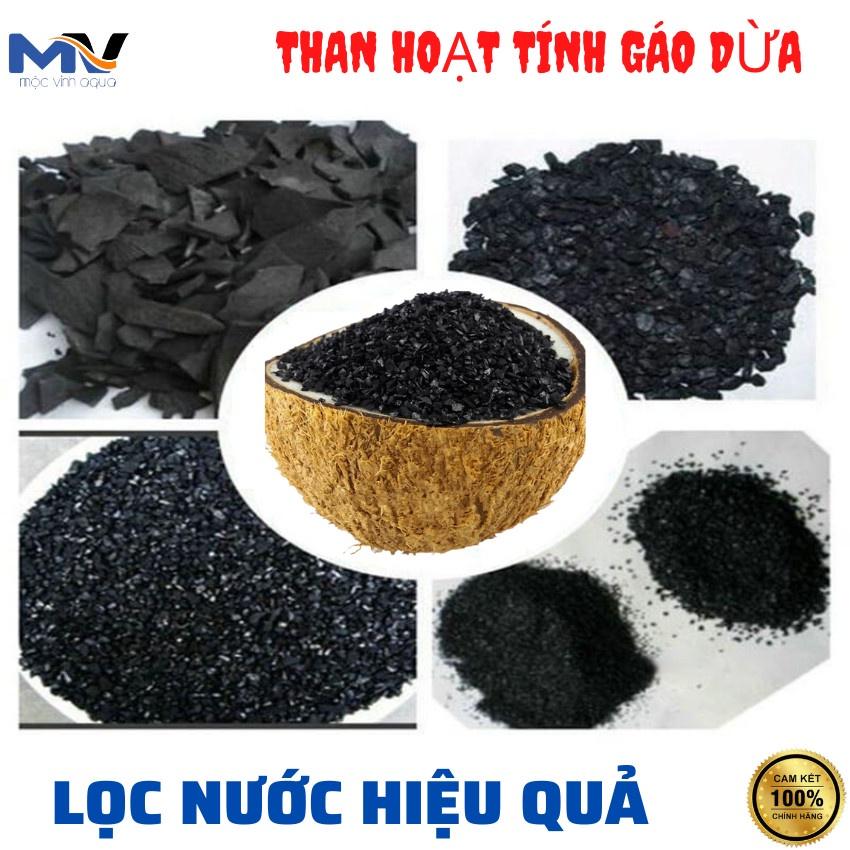 Than hoạt tính gáo dừa lọc nước, khử clo, tạp chất, độc tố, làm sạch nước