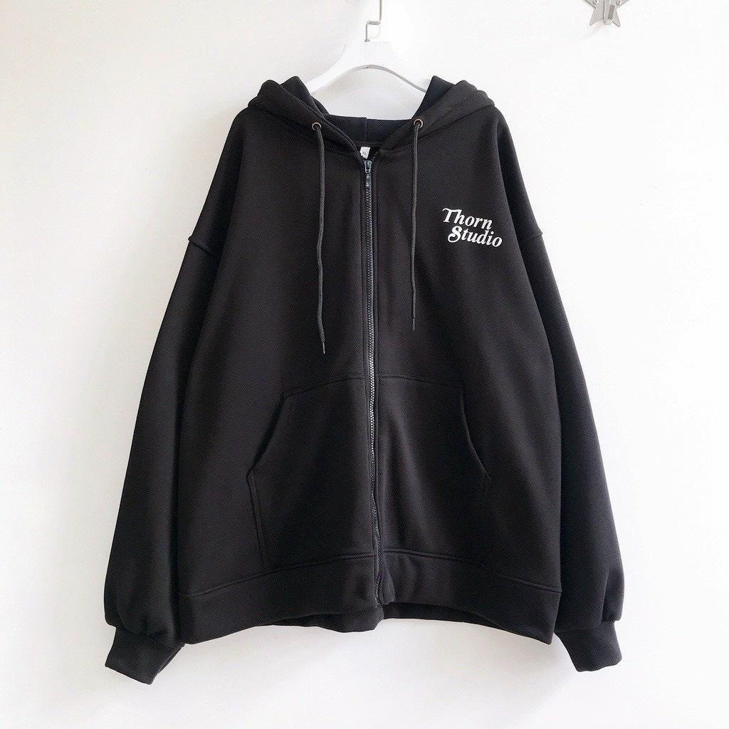 Áo khoác Hoodie Nam Nữ , Áo Khoác Dây Kéo Có Nón RỘng In YOUNG Basic Unisex