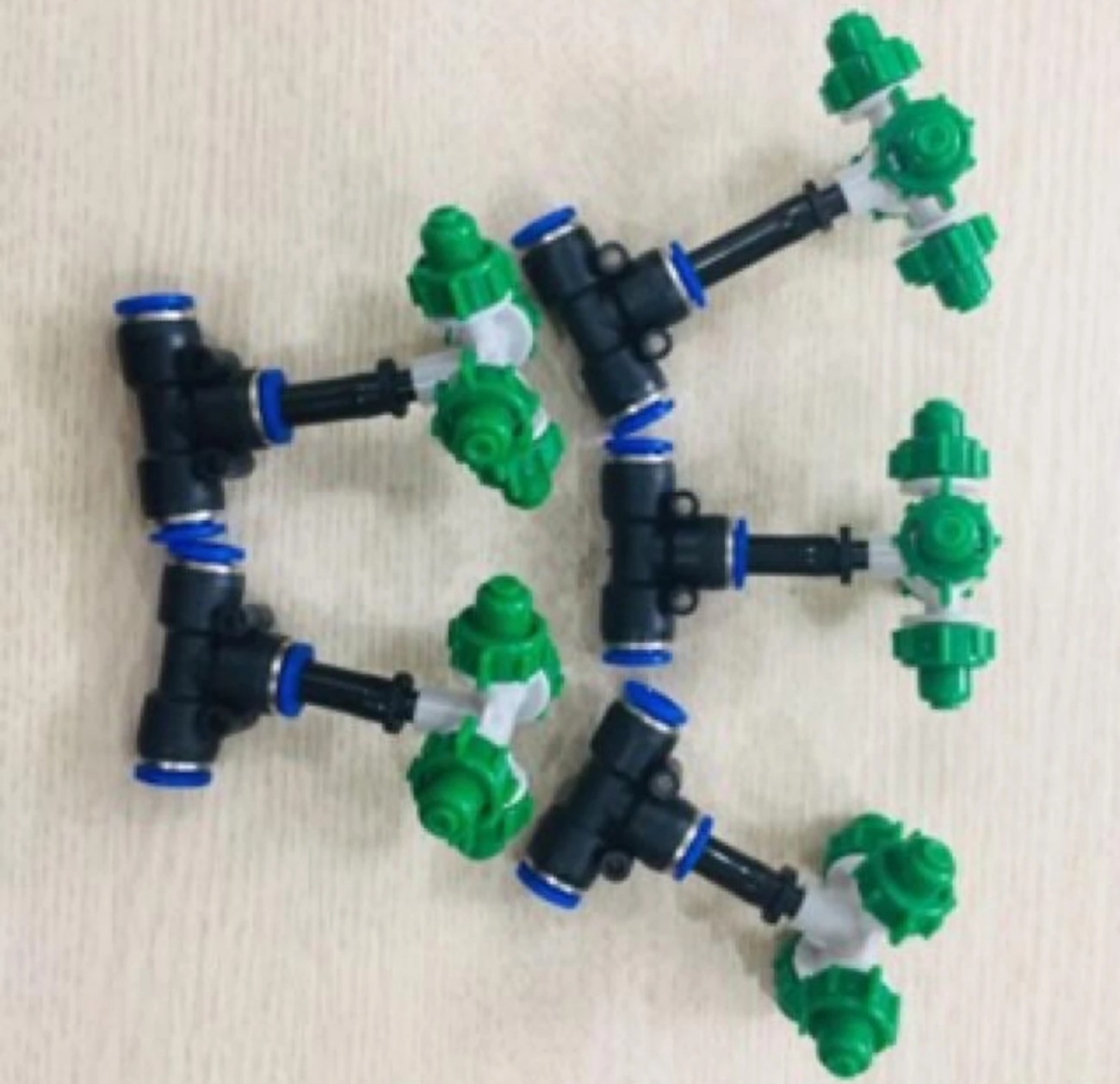 Bộ phun sương 6béc 4 hướng cho dàn 10-15m2