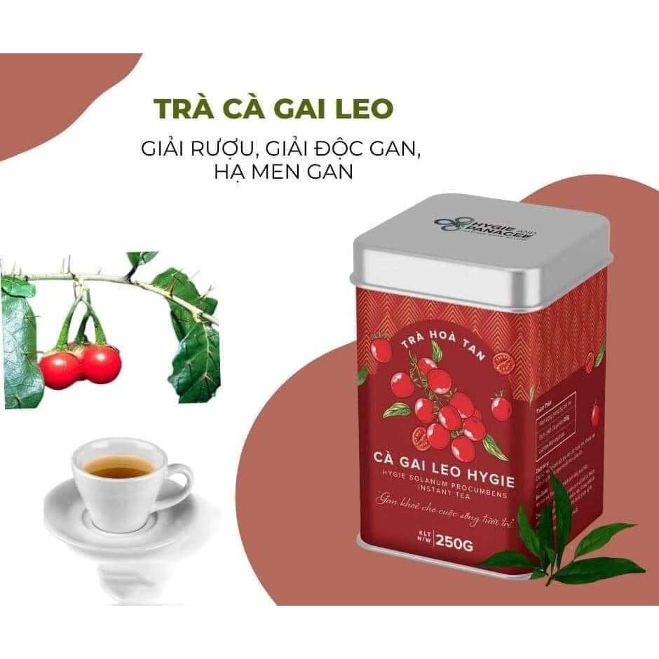 Trà cà gai leo hòa tan Hygie hộp giấy 120g - tiện lợi, thơm ngon, đậm đặc, hiệu quả giải độc gan