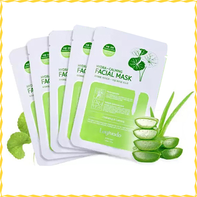 Set 5 Miếng Mặt Nạ Siêu Dưỡng Ẩm LAGIVADO HYDRA CALMING FACIAL MASK giúp da mềm mịn và căng bóng mỗi ngày