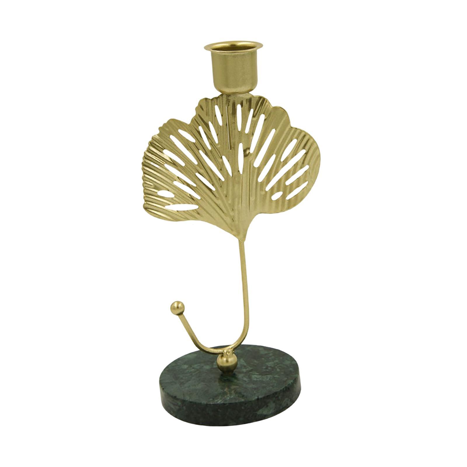 Leaves Decorative Taper Candles Holders Prayer Candles Party Candlestick