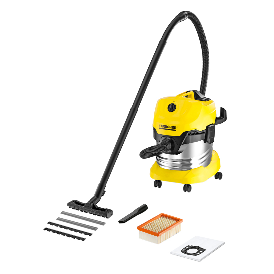 Máy Hút Bụi Khô Và Ướt Karcher WD 4 Premium - Hàng chính hãng