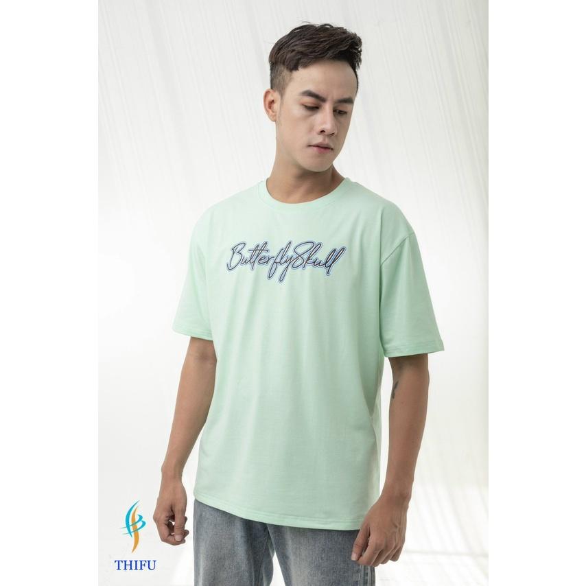 Áo thun nam in lụa Butterflyskull chất cotton 4 chiều phong cách năng động thể thao,Áo Cộc Nam Thể Thao Chất Thun Lạnh Co Dãn 4 Chiều