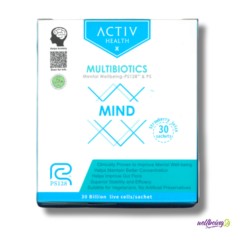 Thức Uống Dạng Bột ActivHealth Multibiotics Mind Duy Trì Hệ Vi Khuẩn Đường Ruột, Hỗ Trợ Giải Tỏa Căng Thẳng, Bổ Sung Năng Lượng Cho Cơ Thể
