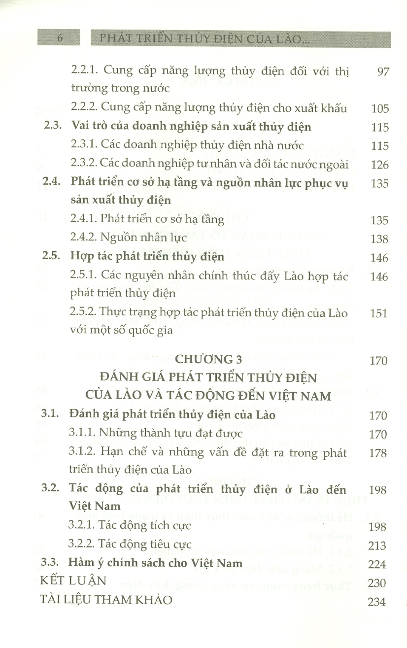 Phát Triển Thủy Điện Của Lào Và Tác Động Đến Việt Nam (Sách chuyển khảo)