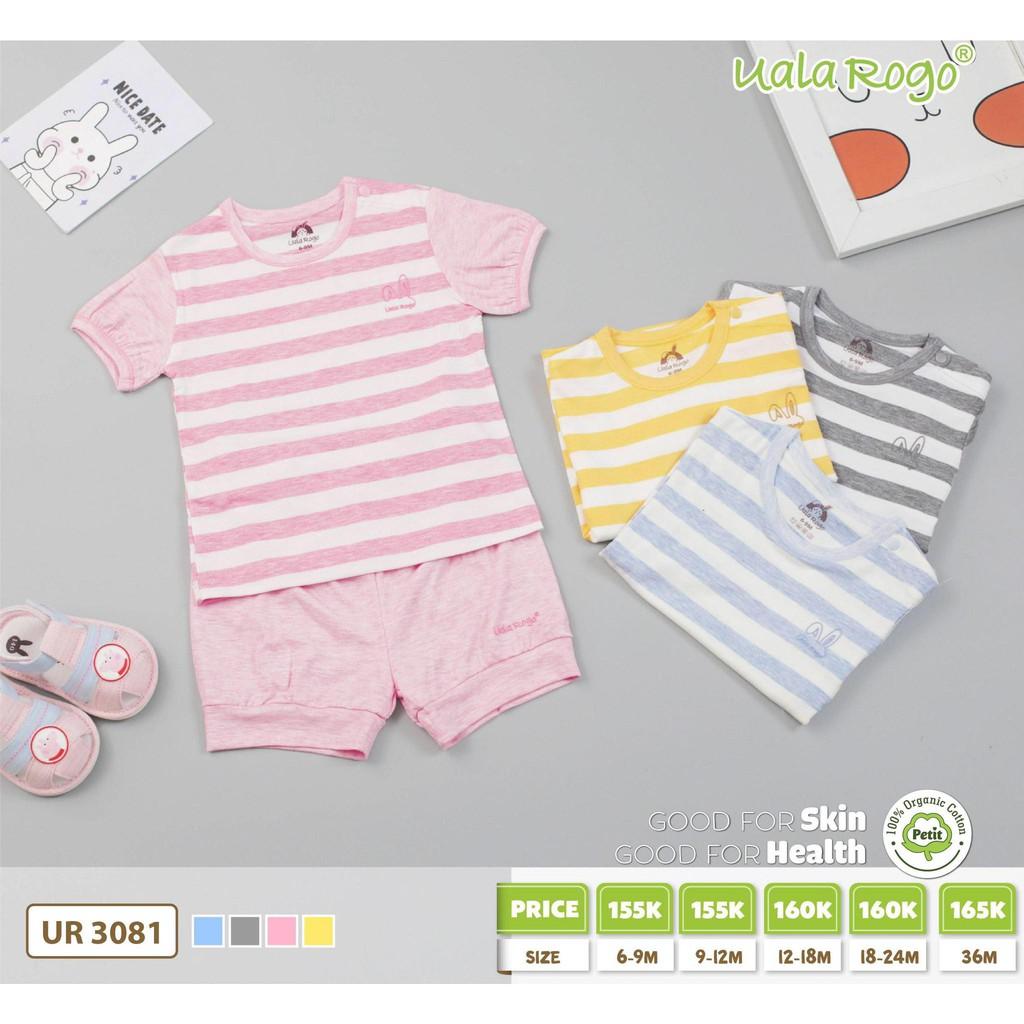 Bộ cộc tay kẻ petit UR3081