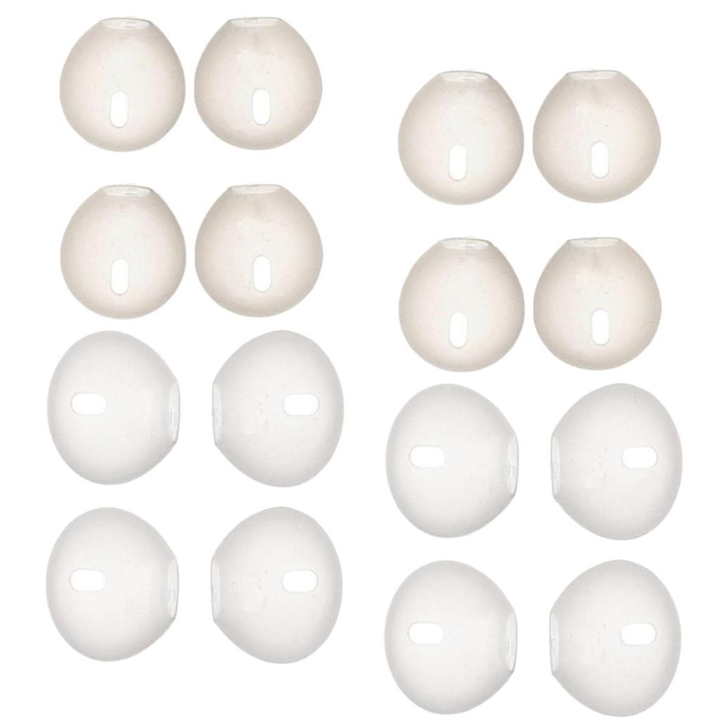4 Pairs XReplacement Silicone Gel Ear Tips Buds In-ear Earphone Eartips
