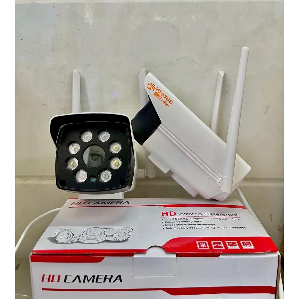 CAMERA WIFI YOOSEE NGOÀI TRỜI 218S 3MP hình ảnh siêu nét - BAN ĐÊM CÓ MÀU - ĐÀM THOẠI 2 CHIỀU - hàng nhập khẩu