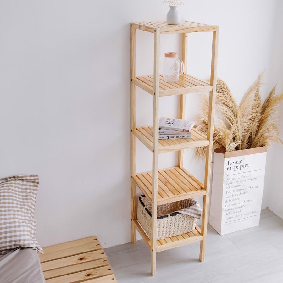 Kệ gỗ đa năng 5 tầng Shelf 5F - Kệ gỗ vuông 5 tầng đa năng Eotygroup