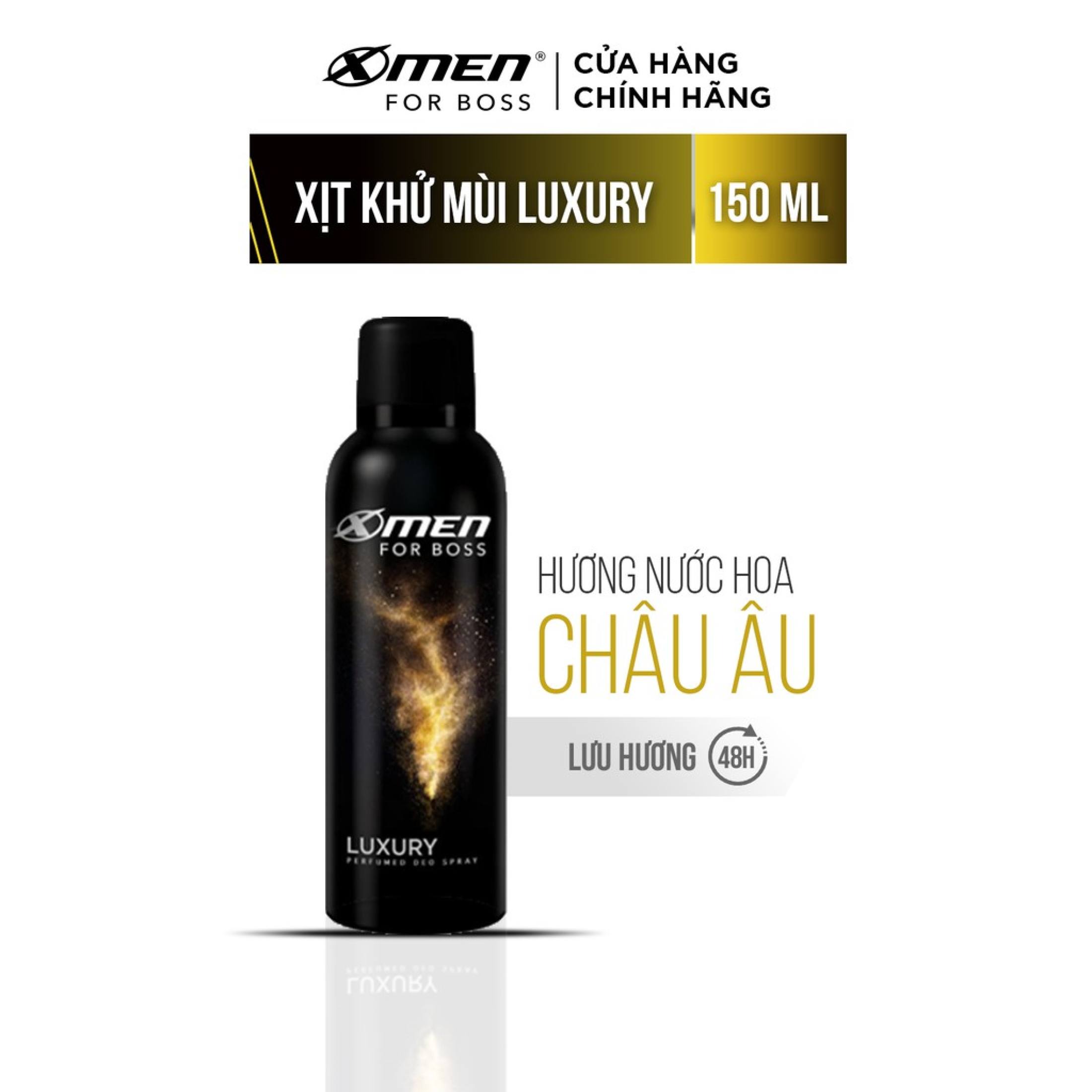 Xịt Nước Hoa Xmen for Boss Luxury-Hương sang trọng nam tính 150ml