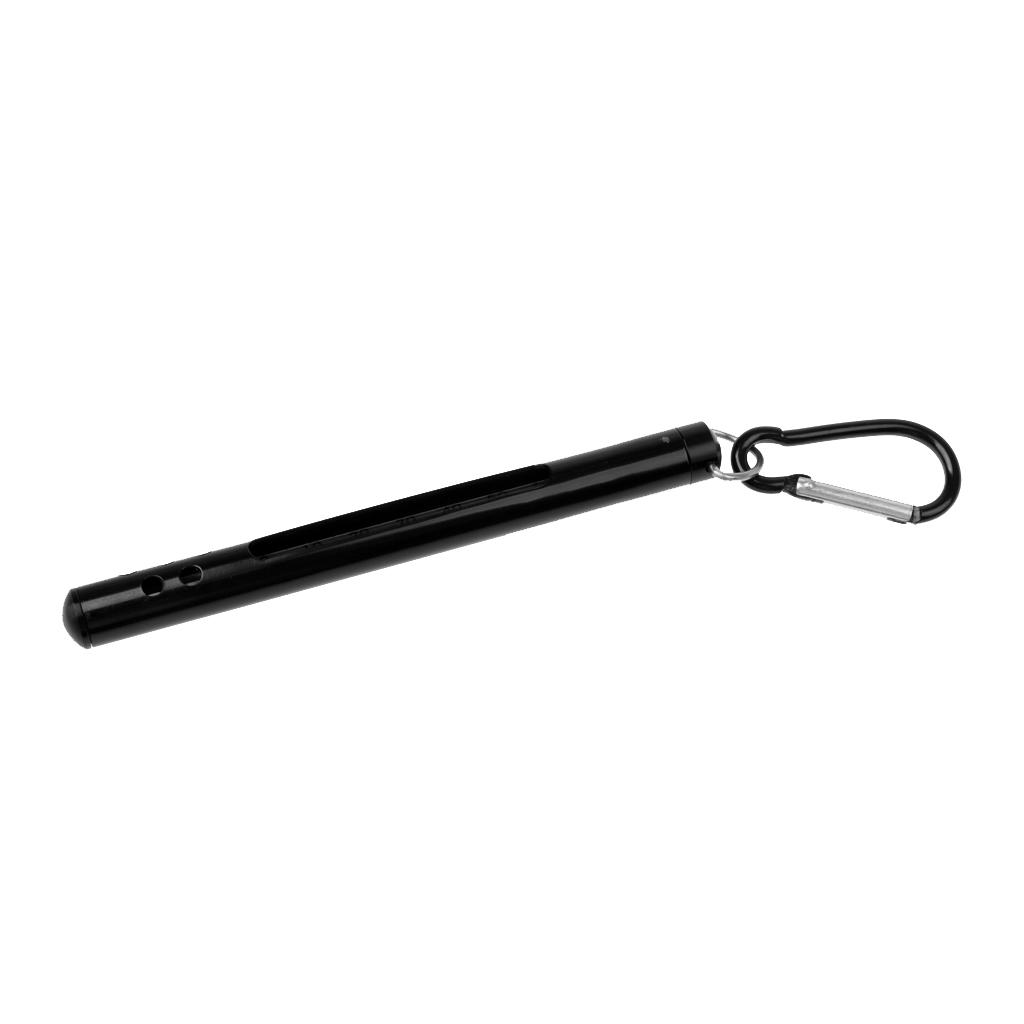 Metal Glass Fly Fishing Thermometer Stream Water Thermometer Black