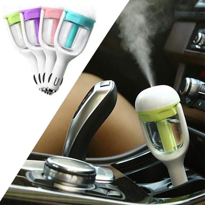 Ô Tô Mini Hơi Nước Tạo Ẩm 12V Máy Lọc Không Khí Tinh Máy Khuếch Tán Tinh Dầu Máy Phun Sương Tạo Độ Ẩm USB Di Động Tắt Tiếng Sương Fogge