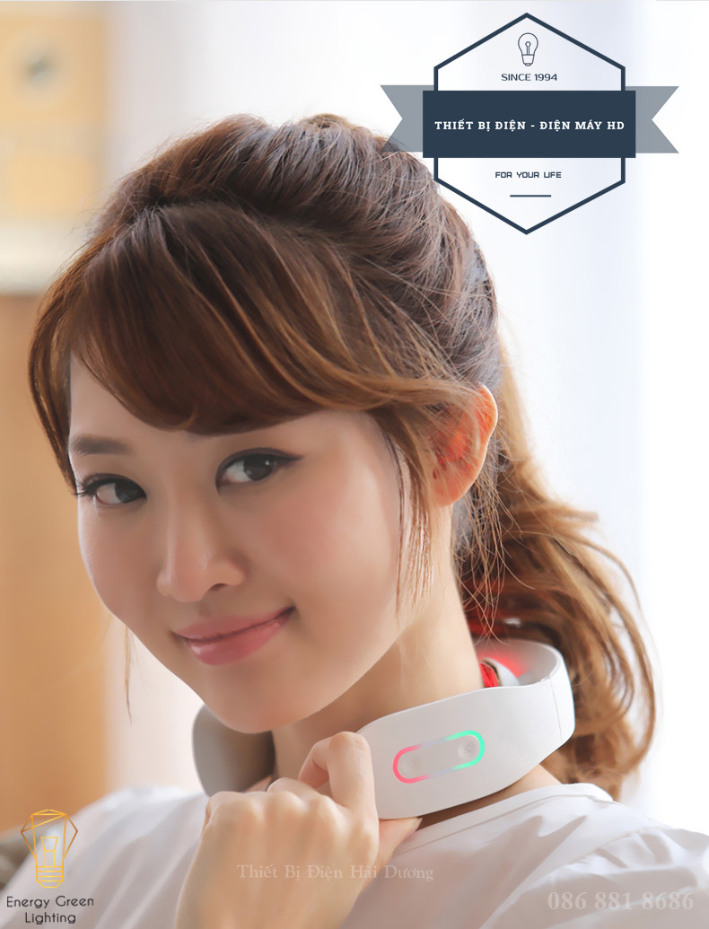 Máy Mát Xa Cổ , Vai , Gáy MX-N301 Hình Chữ U - Giảm Cơn Đau Nhanh Chóng - Massager Món Quà Ý Nghĩa - Có Video