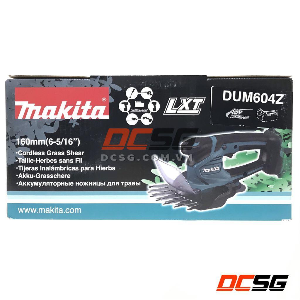 Máy tỉa cỏ, hàng rào dùng pin (18V) Makita DUM604Z (thân máy chưa pin sạc) | DCSG