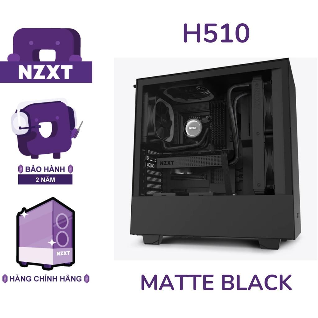 Vỏ Case Máy Tính NZXT H510 Màu Đen Sần - Hàng Chính Hãng