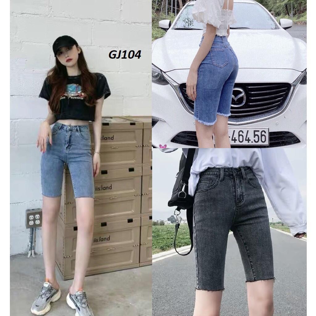 Quần ngố jeans co giãn ôm dáng QJ104