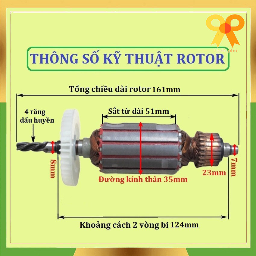 Rotor máy khoan cho CHUNGHOP 517
